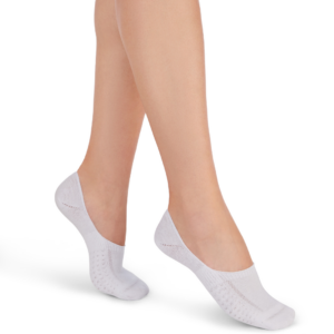 Salvapiede sport FILODORO in spugna con cotone e antiscivolo anallergico sul tallone. - COLORE BAINCO