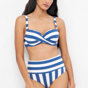 bikini GISELA righe blu bianche