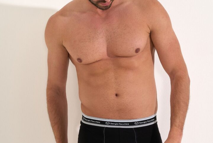 boxer uomo SERGIO TACCHINI cotone elasticizzato nero