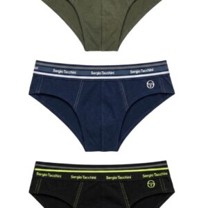 set 3 slip uomo Sergio Tacchini cotone elasticizzato