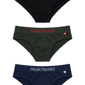 set 3 slip Sergio Tacchini nero verde blu