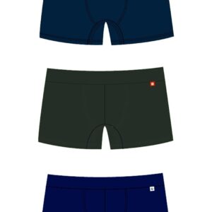 set 3 boxer Sergio Tacchini blu verde navy