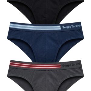 set 3 slip uomo con logo Sergio Tacchini