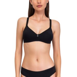 Reggiseno SIèLEI semi-imbottito senza ferretto in cotone biologico Natural Cotton