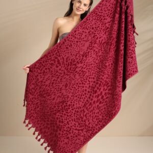 Telo mare NOIDINOTTE in spugna velour animalier