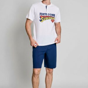 Pigiama corto uomo Superman SABOR in cotone