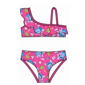 Bikini bambina Lilo&Stitch con ruches SABOR