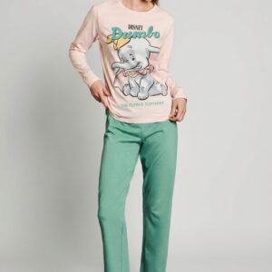 Pigiama lungo donna SABOR Disney Dumbo in cotone