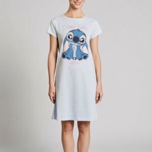 Camicia Da Notte Stitch in Cotone