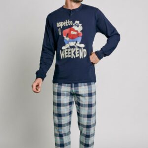 Pigiama lungo uomo Disney SABOR in cotone