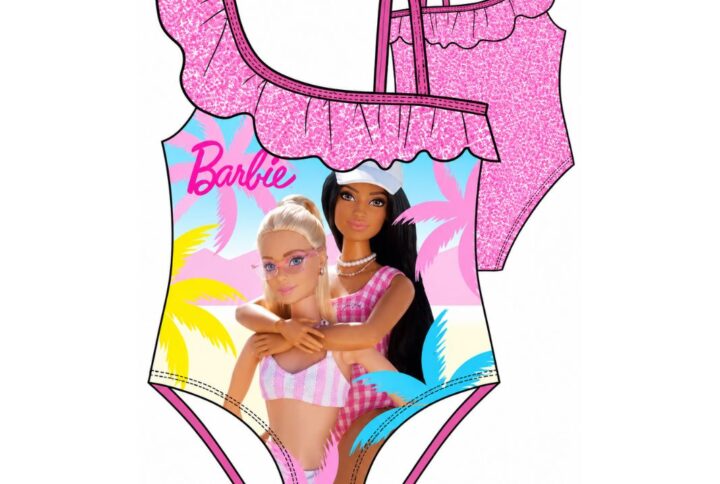 Costume intero bambina Barbie con ruches SABOR
