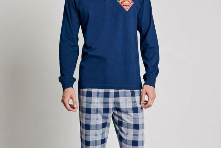 pigiama lungo uomo Superman SABOR