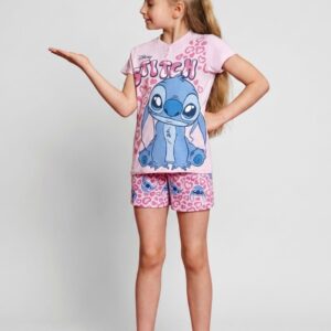 Pigiama corto bambina Stitch SABOR in cotone