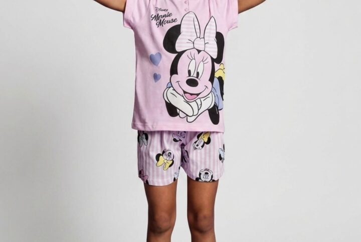 Pigiama corto bambina Minnie Mouse SABOR in cotone