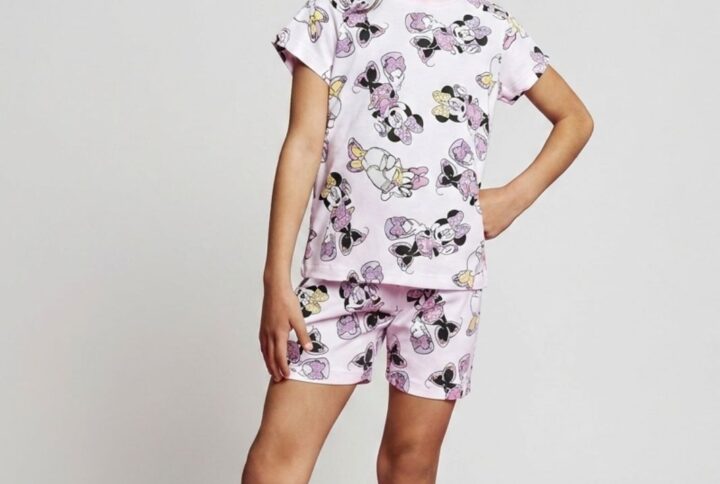 Pigiama corto bambina Disney SABOR in cotone