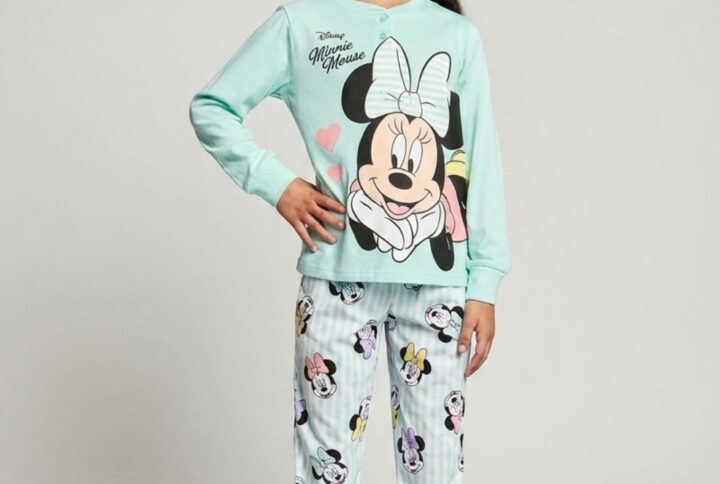 Pigiama lungo bambina Minnie Mouse SABOR in cotone