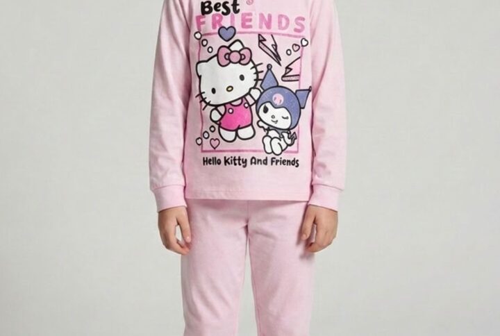Pigiama lungo bambina Hello Kitty SABOR in cotone