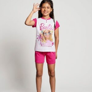 Pigiama corto bambina Barbie SABOR in cotone