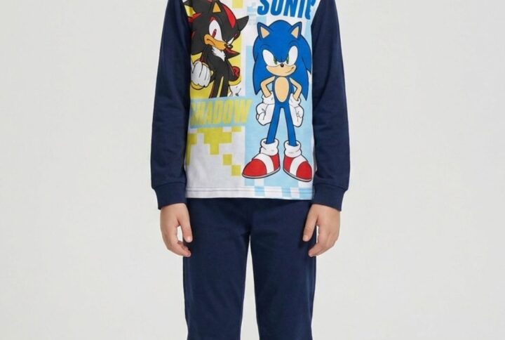 Pigiama lungo bambino Sonic SABOR in cotone
