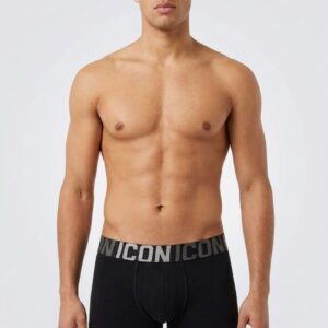 Modello Indossa Boxer Uomo ICON in Cotton Stretch