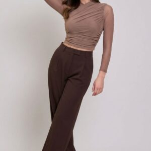 Loveandbra Maglia Crop Sottogiacca in Tulle