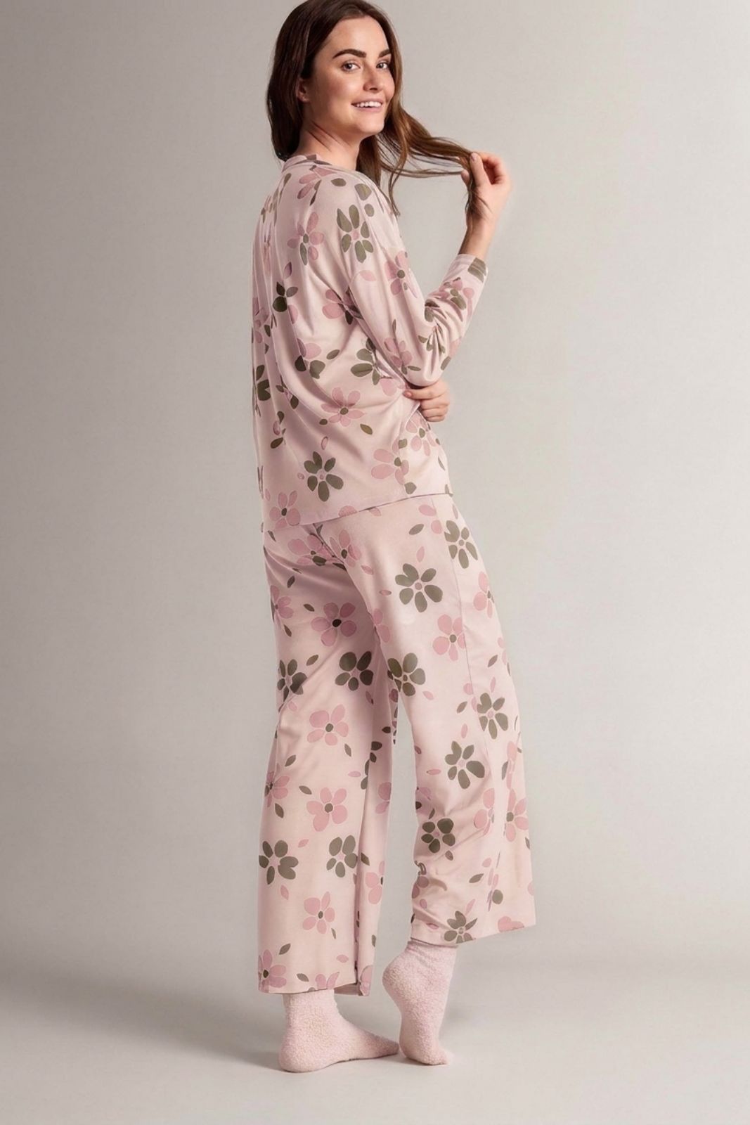 Pigiama Donna Infiore Winter Garden in microcoral