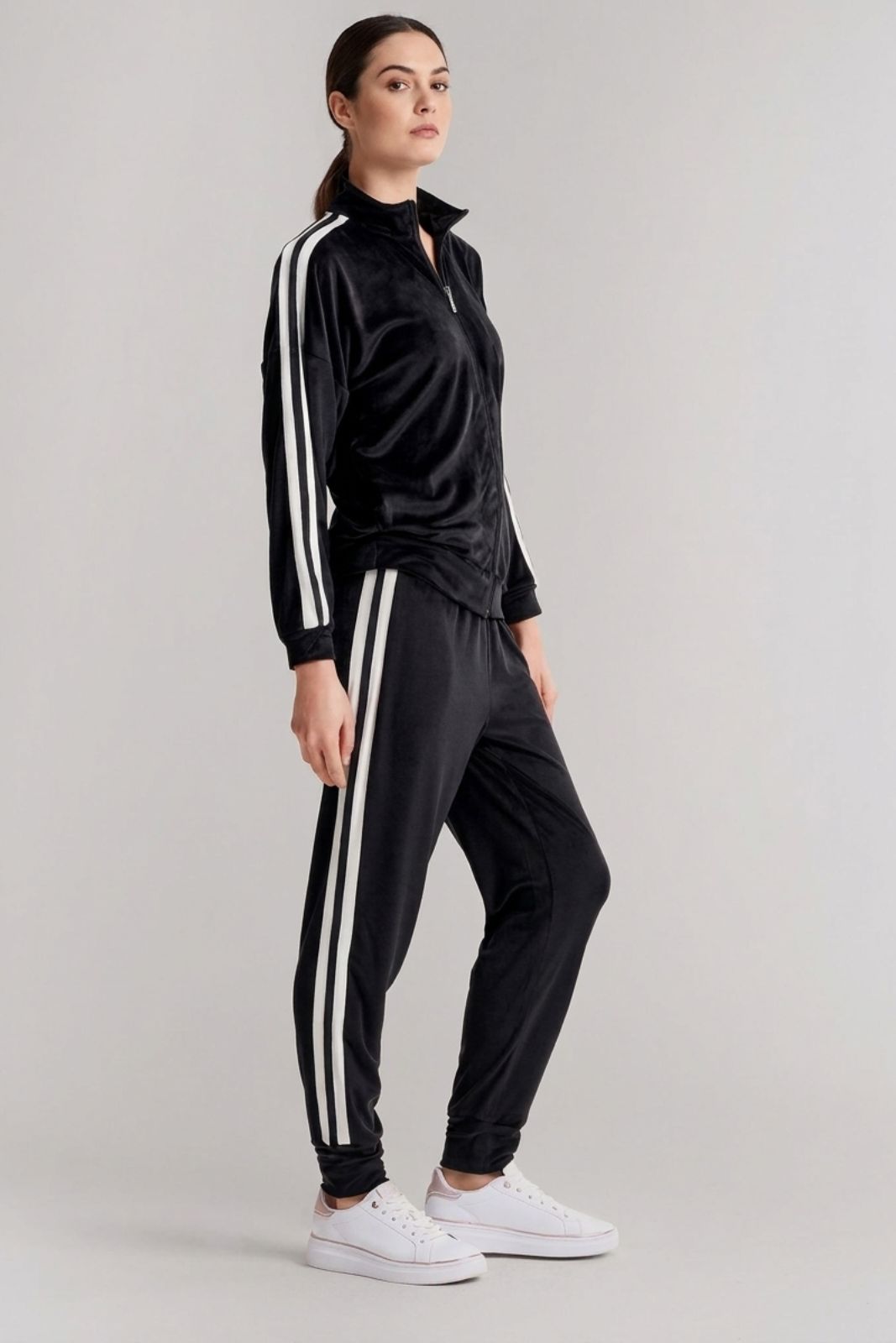 Infiore Sportchic Tuta Donna in Velour Full Zip