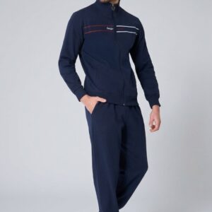 Sergio Tacchini Tuta Homewear Uomo in Felpa con Full Zip