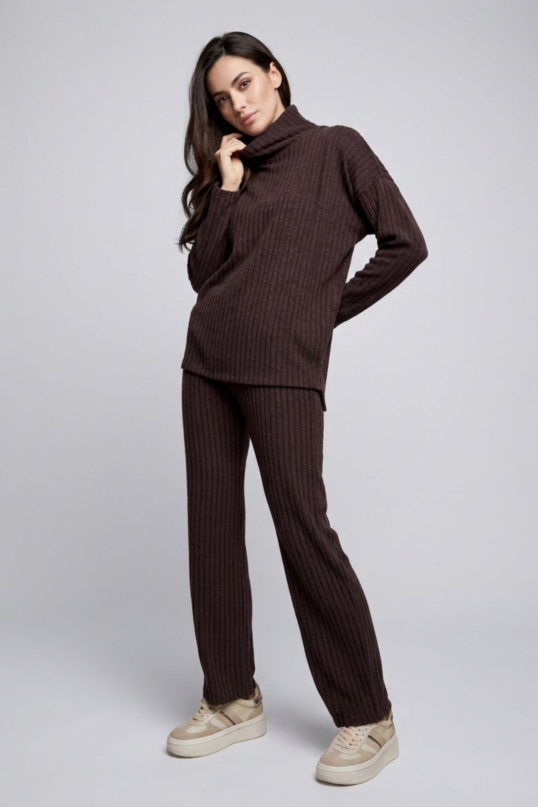 Set Donna Lormar CARDIGAN in Maglia a Costina